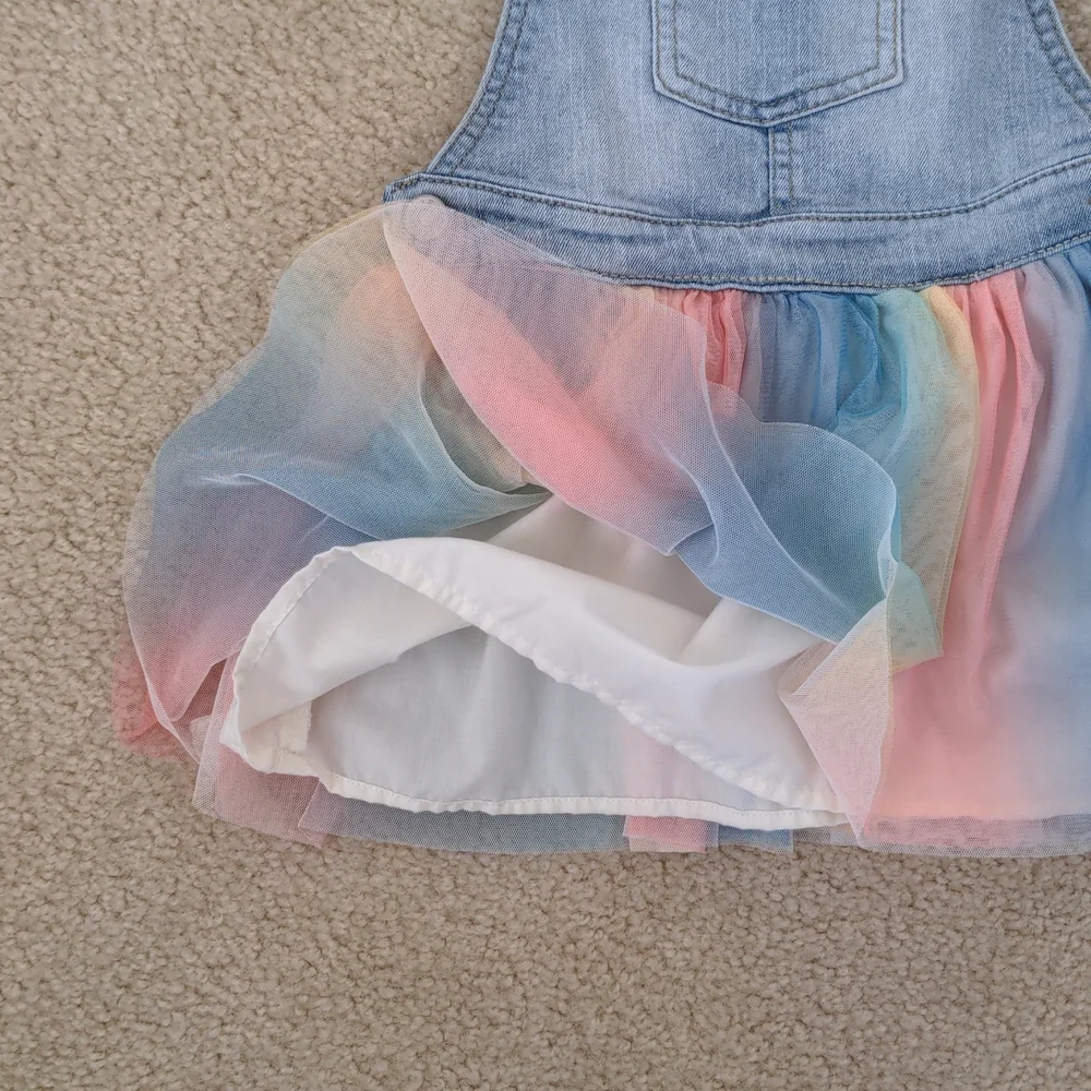 Toddler Overall Tutu Dress (4T) - Picture 4 of 5